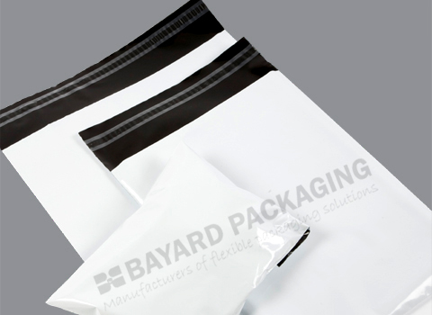 White Opaque Plastic Envelopes - 38 micron