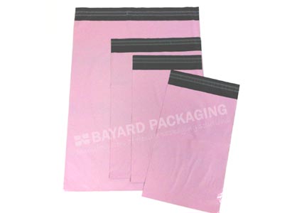 Pink Plastic Mailing Bags