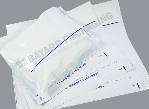 White Extra Strong Bags with a write on panel