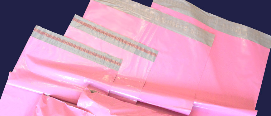 Pink Mailers - 55 micron