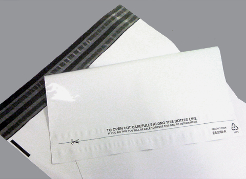 Returnable White Opaque Mailing Bag