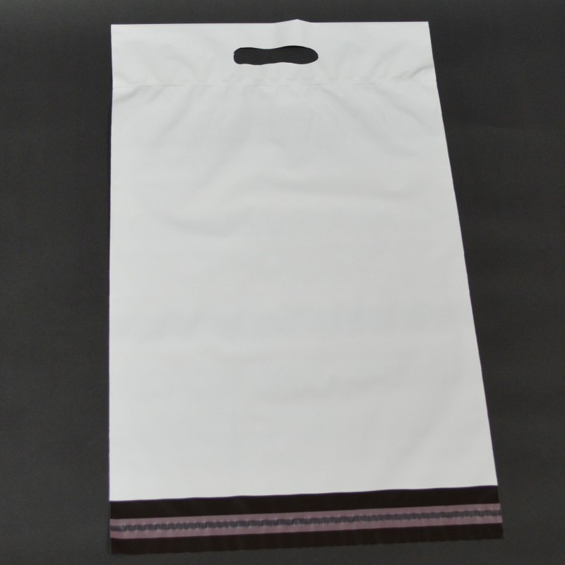 Opaque White Postal Bags / Mailing Poly Bags Heavy Duty Mailers 75 Micron 